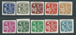 1937 CECOSLOVACCHIA FRANCOBOLLI PER GIORNALI PORTALETTERE MH * - CZ8 - Newspaper Stamps