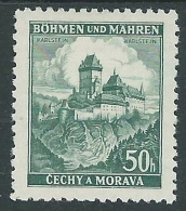 1939-42 OCCUPAZIONE TEDESCA BOEMIA MORAVIA SOGGETTI VARI 50 H MH * - CZ7 - Neufs