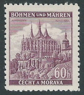 1939-42 OCCUPAZIONE TEDESCA BOEMIA MORAVIA SOGGETTI VARI 60 H MH * - CZ7 - Neufs