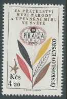 1962 CECOSLOVACCHIA POSTA AEREA PRAGA 4,20 KR MNH ** - CZ9 - Posta Aerea