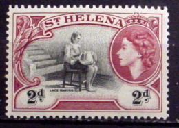 SAINT HELENA # 143.  2p, Queen Elizabeth II & Lace Making. MNH (**) - Saint Helena Island