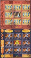 2(5). Yugoslavia 1996, 100 Years Of The Olympic Games, Sheet Of 9, Used (o) (perfect Condition) Michel 2767-2768 - Usati