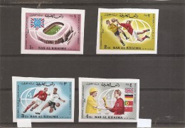 Coupe Du Monde En Grande-Bretagne -1966 ( 152/155 Non Dentelés XXX -MNH- De RasAlKhaima) - 1966 – England