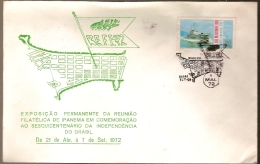 Brazil & FDC, 160 Anniversary Of The Independence Of Brazil, Philatelic Show , Ipanema 1972 (971) - FDC