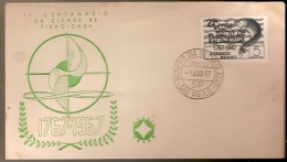 Brazil & FDC Centenary Of The City Of Piracicaba, São Paulo, 1967 (828) - FDC