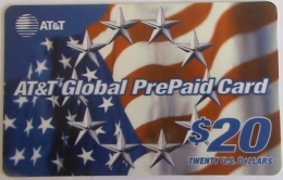 USA -  AT&T, Global Prepaid Card $20, Used - AT&T