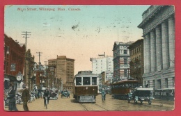 Winnipeg - Main Street ... Tramways - 1912 ( Voir Verso ) - Winnipeg