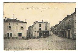 CPA 40 ROQUEFORT La Poste Rue Porte Le Rang - Roquefort