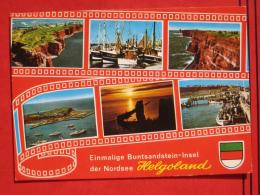 Helgoland - Mehrbildkarte "Einmalige Buntsandstein-Insel Der Nordsee Helgoland" - Helgoland