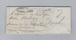 Heimat Österreich NÖ JETZELSDORF 1837-10-31 Vorphila Nach Brünn - ...-1850 Prephilately