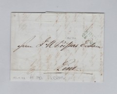 Heimat Österreich NÖ KREMS 1845-04-25 Vorphila Brief Nach Linz - ...-1850 Voorfilatelie
