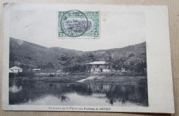 Congo Belge Matadi Factorerie Sur Le Fleuve  Timbrée 1912 Voir Photo - Belgian Congo