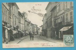 CPA 7 - Commerces Grande Rue LAVAUR  81 - Lavaur