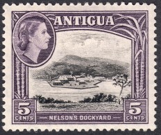 Antigua 1953 5d SG125 Mint - 1858-1960 Kolonie Van De Kroon