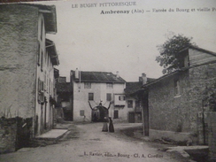 CPA 01 Ain Le Bugey Pittoresque Ambronay Entrée Du Bourg Et Vieille Porte - Unclassified