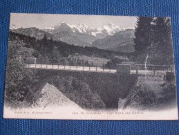 ""  CPA  ST  BEATENBERG  //  CACHET  AMBULANT   1908  "" - Bahnpoststempel