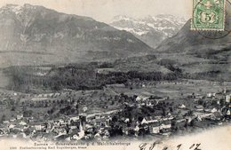 SARNEN  -  GENERALANSICHT G. D. MELCHTHALERBERGE  -  Septembre 1907 - Sarnen