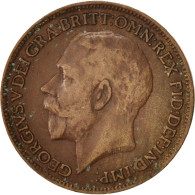 Monnaie, Grande-Bretagne, George V, Farthing, 1920, TB+, Bronze, KM:808.2 - B. 1 Farthing