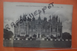 C P Chaource Le Chateau De La Cordeliere Facade Sur Le Parc - Chaource