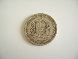 VENEZUELA 1 Bolivar 1960 Argent Silver - Venezuela