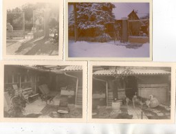 PHOTO 364 - Série De 8 Photos Originales 10,5 X 8 - Maison - Chiens - Berger Allemand - VILLEPARISIS - Places