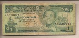 Etiopia - Banconota Circolata Da 1 Birr P-30a - 1976 #19 - Ethiopia