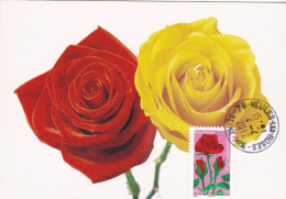 Carte-Maximum FRANCE N° Yvert AA669 (ROSES) Obl Veules Les Roses (Ed MasterCard) - 2010-2019