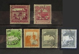 Palestina 1927 - 45 Lot 6 Stamps Used - Palestine
