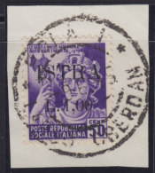 5120. Italy Yugoslavia Istria - Pula 1945 Italian Stamp With "ISTRA" Overprint, Cutting - Used (o) Michel 5 - Yugoslavian Occ.: Istria