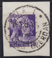 5120. Italy Yugoslavia Istria - Pula 1945 Italian Stamp With "ISTRA" Overprint, Cutting - Used (o) Michel 5 - Occup. Iugoslava: Istria