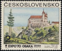 Czechoslovakia / Stamps (1970) 1820: EXPO 70 Osaka - Frantisek Karel Wolf (1765-1836) "Castle Orlik" - 1970 – Osaka (Japan)
