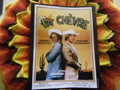 Affichette Couleur 30x24  LA CHEVRE ...Richard / Depardieu - Cinema Advertisement