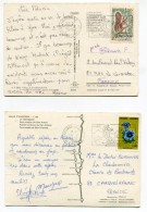 N - ANDORRE  - Lot De 7 Documents - 5 Cartes Et 2 Enveloppes Toutes Scannées De 1971 Aux Années 2000 - Autres & Non Classés