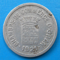 Colonies Algérie Oran 25 Centimes 1921 Elie 10.3 - Monétaires / De Nécessité