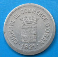 Colonies Algérie Oran 10 Centimes 1921 Elie 10.2 - Monetary / Of Necessity