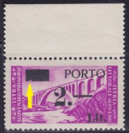 5143. Italy Yugoslavia Slovenia Istria 1945 Porto, Error - Damaged Overprint, MNH (**) - Jugoslawische Bes.: Istrien