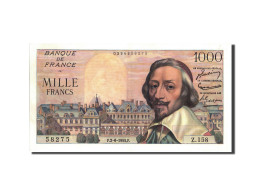 Billet, France, 1000 Francs, 1 000 F 1953-1957 ''Richelieu'', 1955, 1955-06-02 - 1 000 F 1953-1957 ''Richelieu''