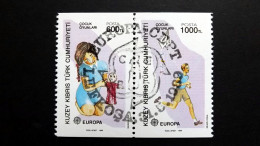 Zypern Türk. 249/0 C Oo/ESST, EUROPA/CEPT 1989, Kinderspiele - Gebraucht