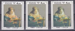 VARIETE N° YVERT 2231 / MAURY 2237  , Oeuvre De Vermeer   Neufs Luxe  (ref 70) - Unused Stamps