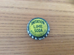 Ancienne Capsule De Soda "IMITATION LIME SODA" Etats-Unis (USA) (intérieur Liège) - Limonade