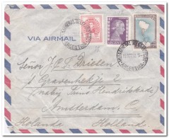 Argentinië 1952, Air Mail To Holland - Poste Aérienne