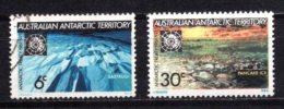 1971 AUSTRALIAN ANTARCTIC TERRITORY (AAT) ANTARCTIC TREATY MICHEL: 19-20 MNH **/ USED - Nuevos