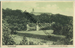 Rudolstadt - Elisabethbrücke Und Schloss - Verlag Hermann Paris Rudolstadt - Rudolstadt