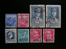 Lot De 8 Timbres  N° 163-165-168-214-231-238  Oblitérés - Gebraucht