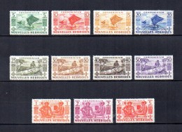 Nuevas Hébridas   1953  .-   Y&T  Nº    144/154 - Used Stamps