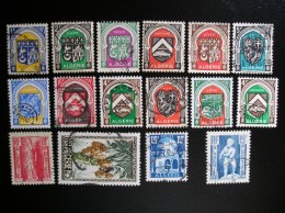 Lot De 16 Timbres N° 256-259-260-262-265-268-270-271-280-288-293-314 Préo17-18-19-  Oblitérés - Gebraucht