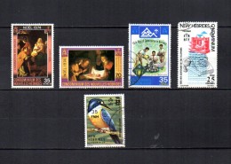 Nuevas Hébridas   1974-75  .-   Y&T  Nº    404/405 - 415 - 429 - 469    ( 429   Falta Punta ) - Used Stamps