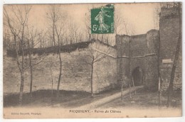 80 - PICQUIGNY - Ruines Du Château - Edition Monpetit - Picquigny