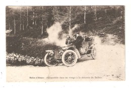 CPA 90 BALLON D'ALSACE Automobile Dans Un Virage à La Descente Du Ballon 1907 - PKW