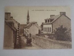 CPA 29 PLOMODIERN RUE DE CHATEAULIN - Plomodiern